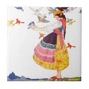 Carreau En Céramique Les oiseaux de tous les mondes