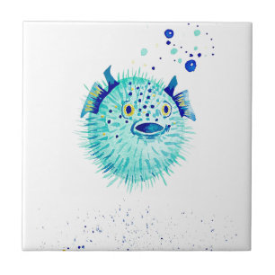 Carreau En Céramique Les Pufferfish de Neptune