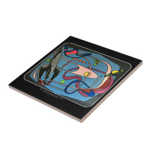 Carreau En Céramique L'espace de mod de la moitié du siècle est la