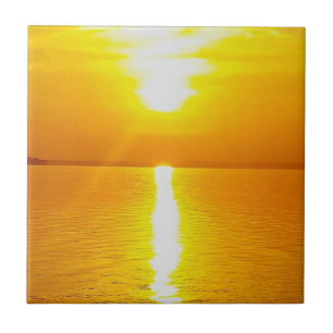 Carreau En Céramique Lever de soleil ou coucher du soleil ?