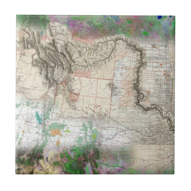 Carreau En Céramique Lewis et Clark (Devant)