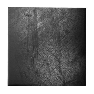 Carreau En Céramique Lignes grises métalliques affligées par obscurité