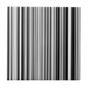 Carreau En Céramique Lignes noires et blanches
