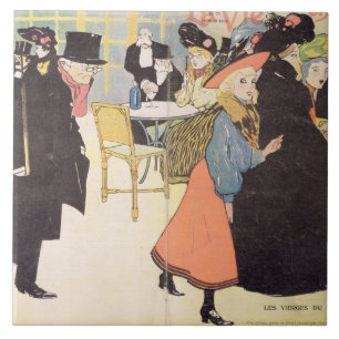 Carreau En Céramique L'illustration de couverture pour la "La luttent