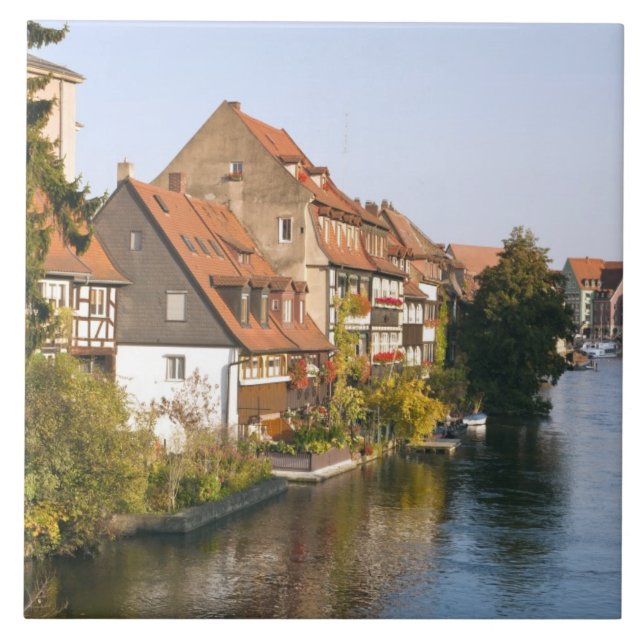 Carreau En Céramique Little Venice (Klein Venedig) et River Regnitz (Devant)