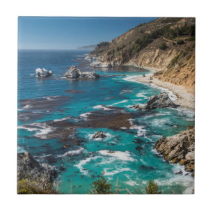 Carreau En Céramique Littoral de Big Sur, Côte ouest, Côte pacifique