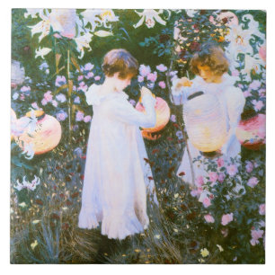 Carreau En Céramique L'oeillet, lis, lis, s'est levé