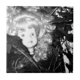 Carreau En Céramique Lonely Doll Head