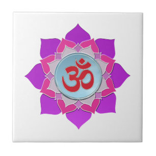 Carreau En Céramique Lotus rose