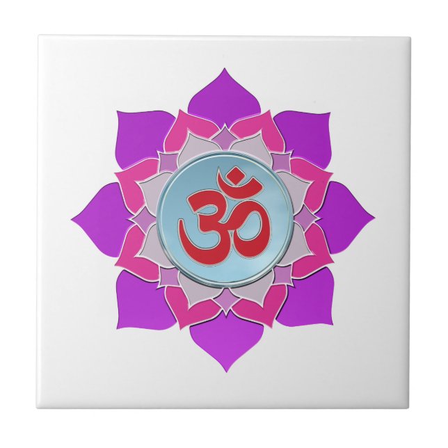 Carreau En Céramique Lotus rose (Devant)