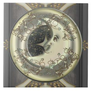 Carreau En Céramique Lune céleste