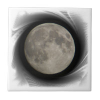Lune, la lune, la luna, the moon fliese
