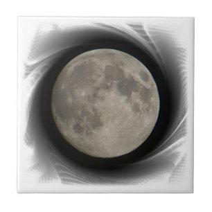 Carreau En Céramique Lune, la lune, la luna, the moon fliese