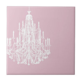 Carreau En Céramique Lustre rose Chic