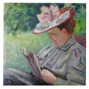 Carreau En Céramique Madame Guillaumin, c.1895 (huile sur la toile)