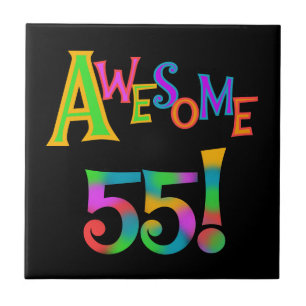 Carreau En Céramique Magnifique 55 T-shirts et cadeaux d'anniversaire