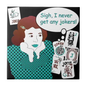 Carreau En Céramique Mah Jongg Dit Jokers Tile