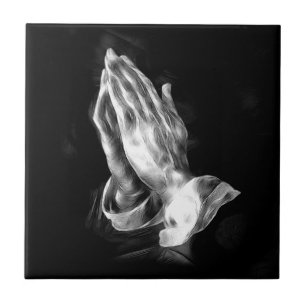 Carreau En Céramique Mains de prière