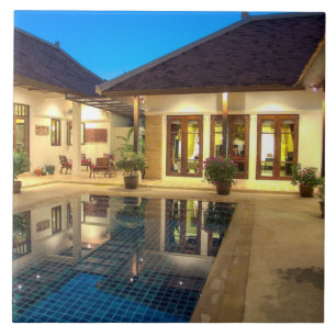 Carreau En Céramique maison avec la piscine à Phuket, Thaïlande