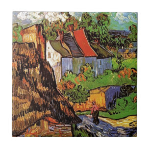 Carreau En Céramique Maisons à Auvers, Vincent van Gogh. Village