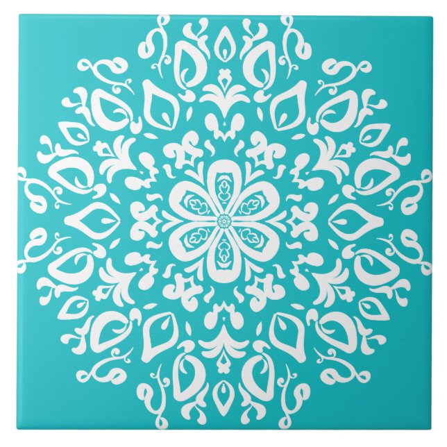 Carreau En Céramique Mandala d'Oceana (Devant)