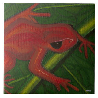 Carreau En Céramique Manny La Mantella (Grenouille)