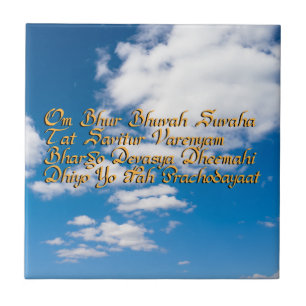 Carreau En Céramique Mantra de Gayatri