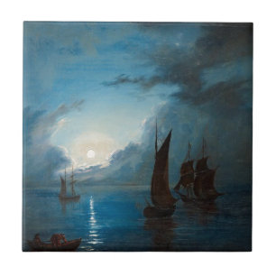 Carreau En Céramique Marcus Larson hav-i-mansken-1848.bateau nature