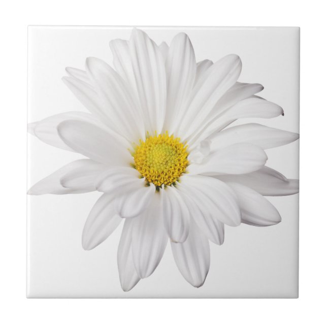 Carreau En Céramique Marguerites customisées par arrière - plan de (Devant)