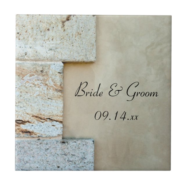 Carreau En Céramique Mariage Cornerstones (Devant)