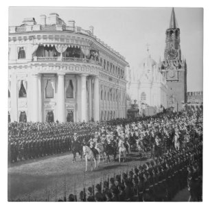Carreau En Céramique Mariage de tsar Nicholas (1868-1918) à Alexandra
