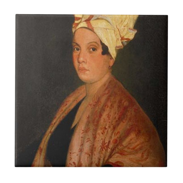 Carreau En Céramique Marie Laveau : La reine de vaudou (Devant)
