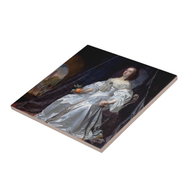 Carreau En Céramique Marie, Princesse d'Orange (Côté)