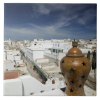 MAROC, Côte Atlantique, ESSAOUIRA : Vue élevée