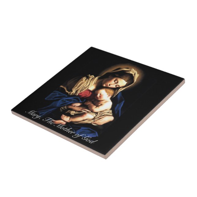 Carreau En Céramique Mary, la mère de Dieu (Côté)