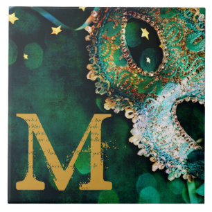 Carreau En Céramique Masquerade Masque Masque Masque Hall Monogramme Di