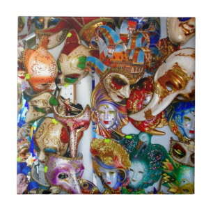 Carreau En Céramique Masques de Venise