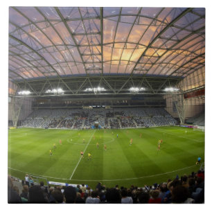 Carreau En Céramique Match de football, Forsyth Barr Stadium, Dunedin