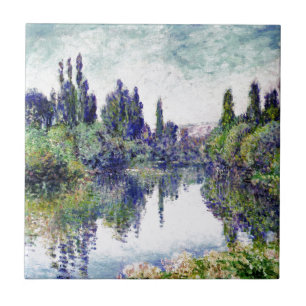 Carreau En Céramique Matin sur la Seine, près de Vetheuil - Claude