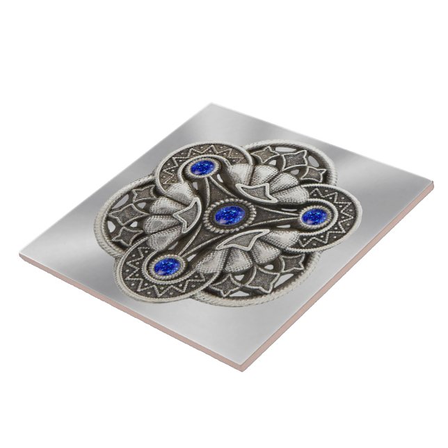 Carreau En Céramique Médaillon de trinité (Côté)