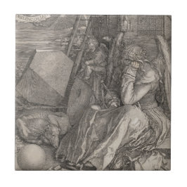 Carreau En Céramique Mélancolie I, gravant par Albrecht Durer