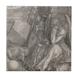 Carreau En Céramique Mélancolie I, gravant par Albrecht Durer