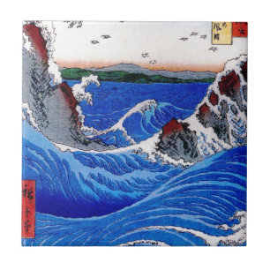 Carreau En Céramique Mer, 歌川広重 de Hiroshige