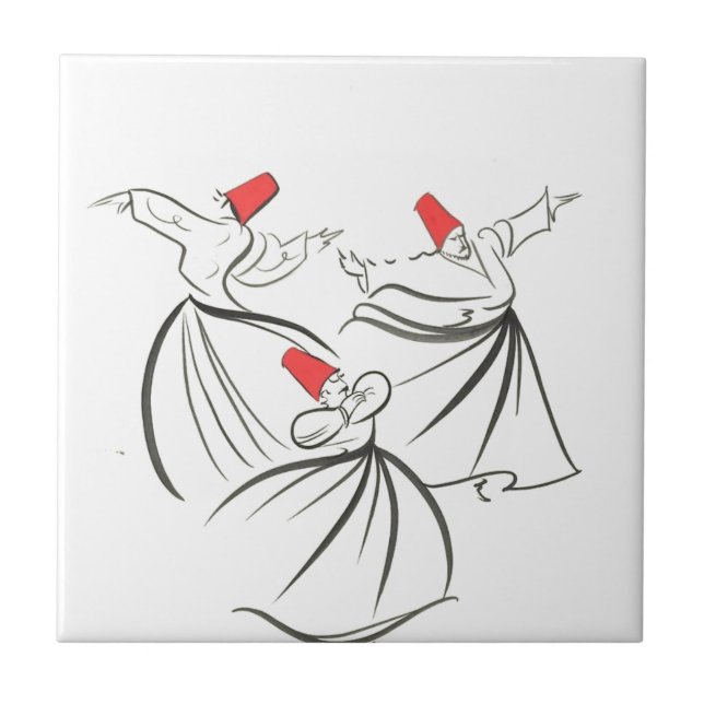 Carreau En Céramique Mevlana (Devant)