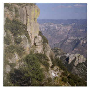 Carreau En Céramique Mexique, Etat du Chihuahua, Canyon du cuivre. CECI