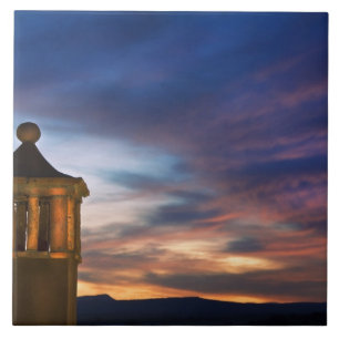Carreau En Céramique Mexique, San Miguel de Allende. Coucher de soleil 