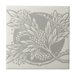 Carreau En Céramique minimalisme floral Art nouveau