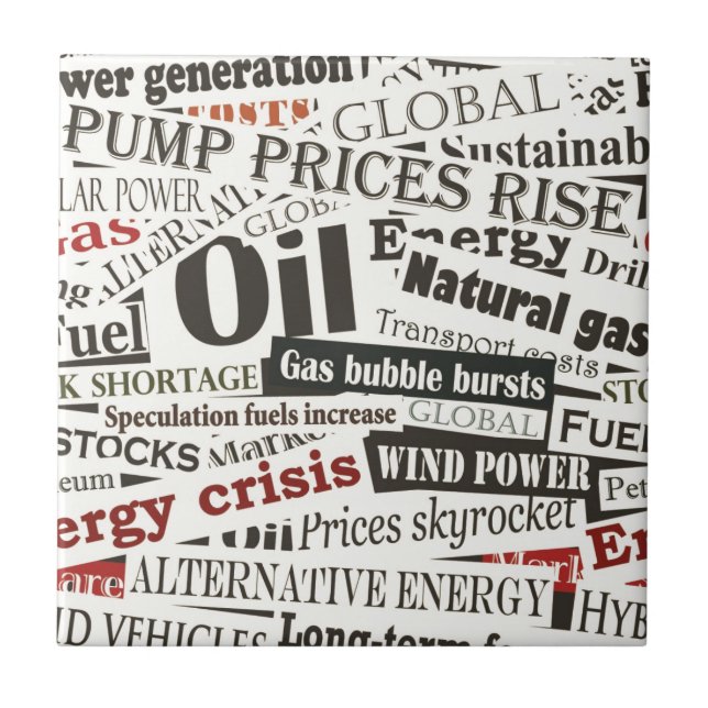 Carreau En Céramique Mode de journal (Devant)