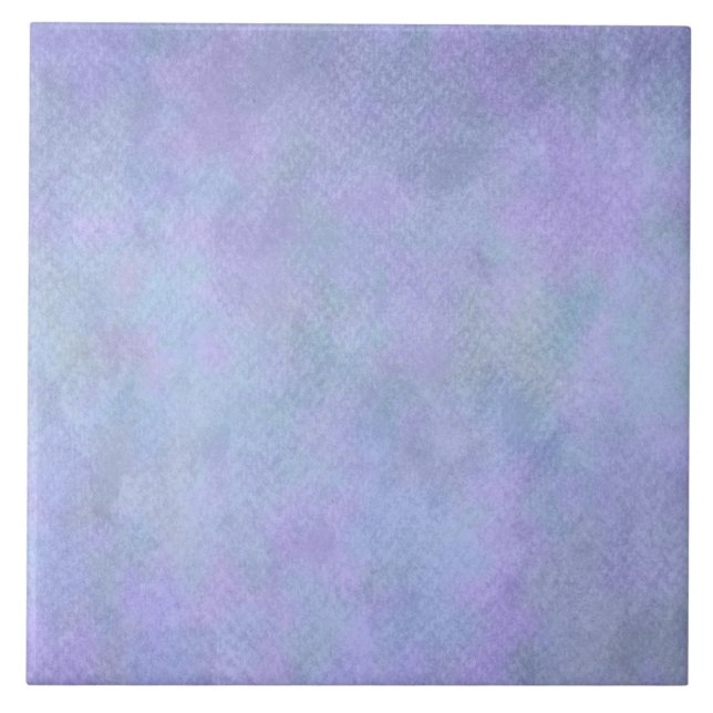 Carreau En Céramique Modèle Arrière - plan de papier d'aquarelle bleu v (Devant)