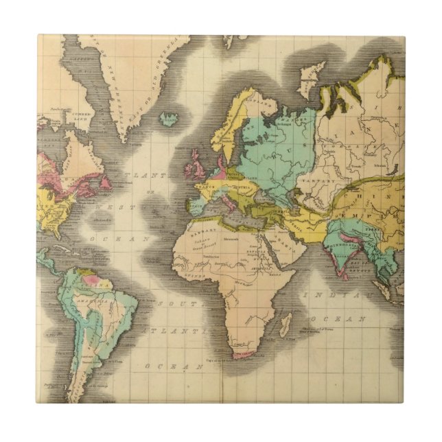 Carreau En Céramique Monde 6 (Devant)